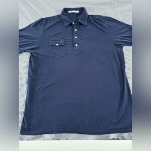 Criquet - Players Shirt - SS Polo - Navy - XXL